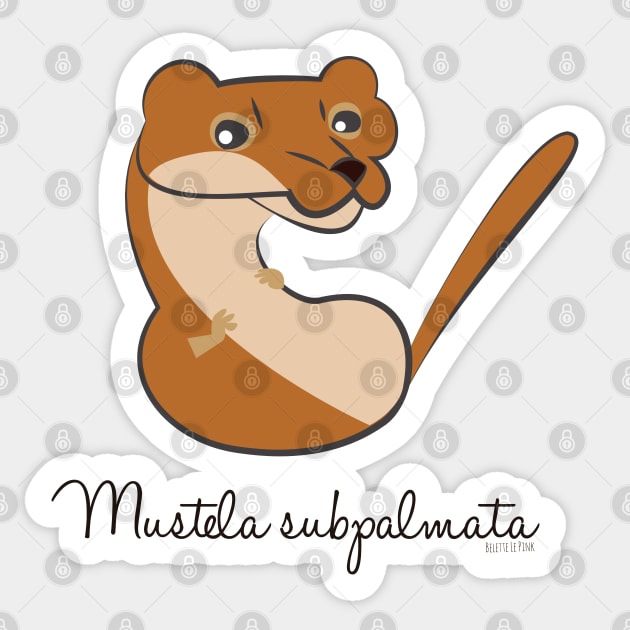 Egyptian weasel Sticker by belettelepink